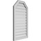 Ekena Millwork Octagonal Top Surface Mount PVC Gable Vent w/ 2"W x 1-1/2"P Brickmould Frame, 20"W x 36"H GVPOT20X3602SF - alternate 2